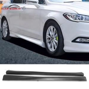 Kits de carrosserie de Style sport lèvre de diffuseur arrière pour Ford <span class=keywords><strong>Mondeo</strong></span> 2017 <span class=keywords><strong>2018</strong></span> matériau ABS jupe latérale avant entière accessoires de voiture - Product Image 3