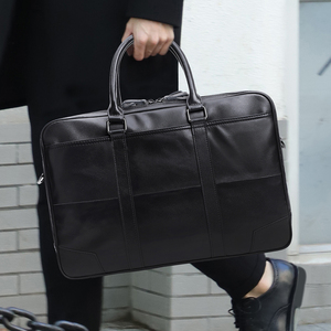 Hot Luxury Vintage Genuine <strong>Leather</strong> <strong>Briefcase</strong> for Men Soft Office Business Bag with High Quality - Product Image 2