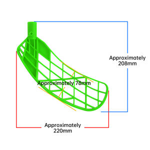 Vente en gros Lame de bâton de hockey Salibandy en plastique PP et HDPE de haute qualité bon marché Lame de bâton de hockey Unihockey Floorball Sticks Blade - Product Image 5