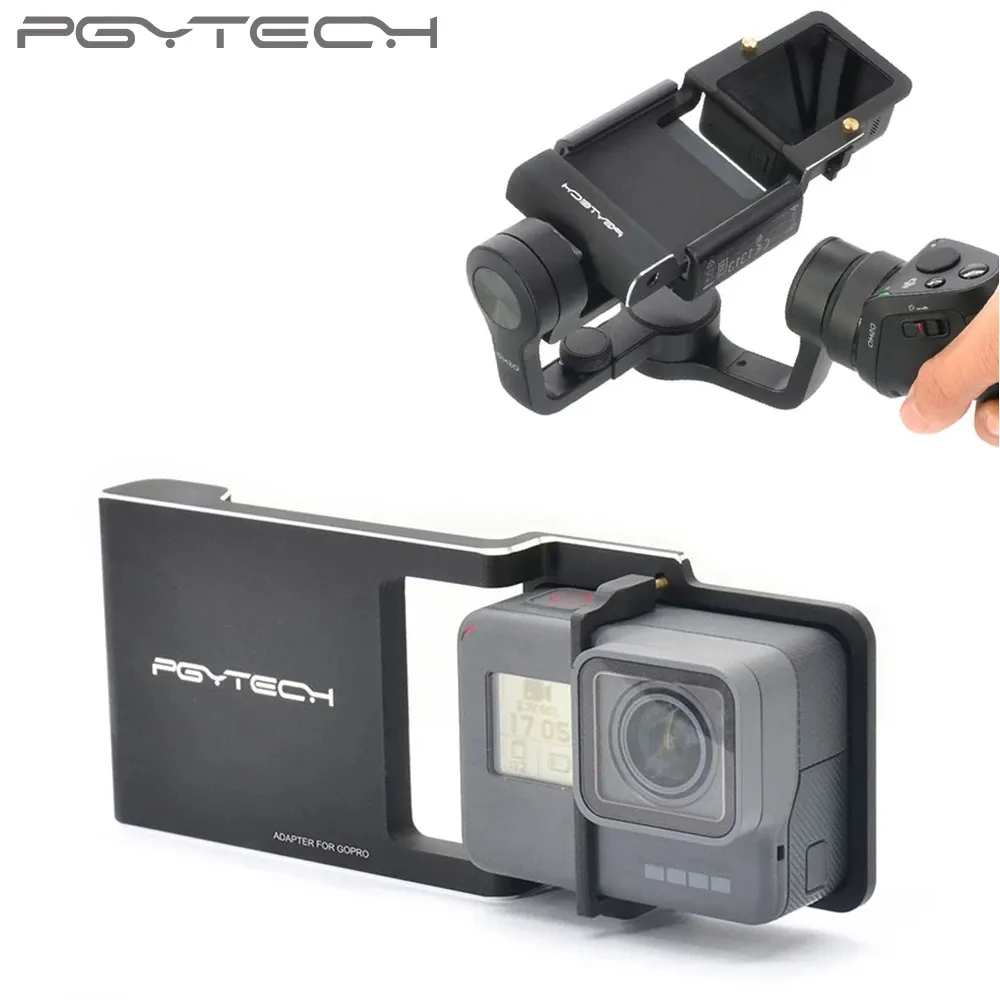 PGYTECH Adapter for Osmo action mobile Gimbal Zhiyun Gopro Hero 7 6 5 4 3 + xiaoyi 4K accessory switch mount Action Camera