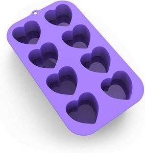 Moldes de Silicona en Forma de Corazón de Diamante, Juego de Moldes de Chocolate en Forma de Corazón para Hornear en Casa, Herramientas para Repostería - Product Image 5