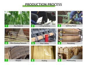 Bâton de barbecue jetable Bâton de bambou Longueur 11cm à <span class=keywords><strong>50</strong></span> <span class=keywords><strong>cm</strong></span> Brochettes de barbecue Brochettes de kebab <span class=keywords><strong>Brochette</strong></span> de bambou - Product Image 5