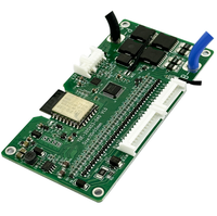 Sistema de Gestión de Baterías de Litio YDE 100A/120A/150A/200A LFP/NMC BMS Inteligente 3S/4S 12V UART con BT Integrado para Baja Velocidad