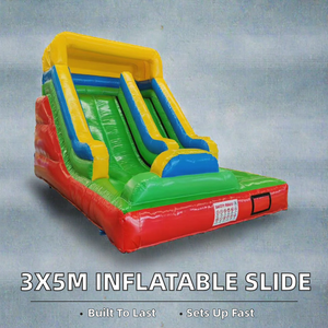 Vente directe d'usine, château gonflable à glissière sèche, matériau PVC résistant, château gonflable à glissière durable - Product Image 2