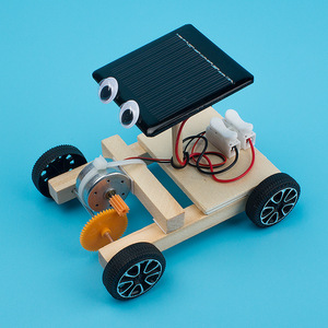 Un-Assembly DIY Control de voz inalámbrico Racing Car Kit Kids Wood Model Set para preescolar Ciencia e ingeniería Educación - Product Image 4