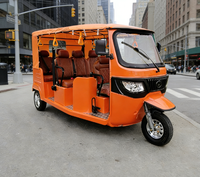 Tricycle Électrique à Trois Roues pour Passagers, 5 Places, Homologué EEC et COC, Vente Chaude