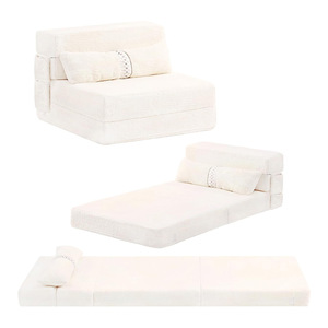 ที่นอนเมมโมรี่โฟมแบบพับได้ พร้อมปลอกหุ้มถอดออกได้ สำหรับใช้บนเตียงหอพักหรือพื้นสำหรับงีบหลับ - Product Image 2