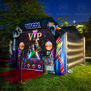 Negro portátil LED Disco inflable <span class=keywords><strong>club</strong></span> nocturno tienda Pop Up <span class=keywords><strong>Night</strong></span> <span class=keywords><strong>Club</strong></span> fiesta tienda para ventas - Product Image 4