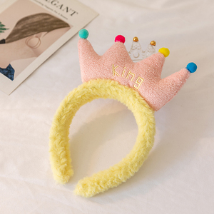 Principessa corona per capelli per ragazze moda viso trucco viso fascia per la testa in microfibra impacchi per la testa morbida per le donne ragazze - Product Image 2