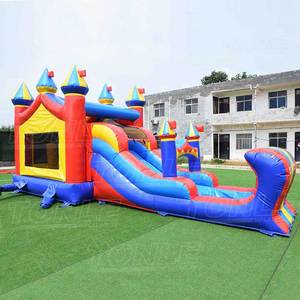 Tùy chỉnh thương mại thư bị trả lại nhà Inflatable trượt nước với hồ bơi - Product Image 6