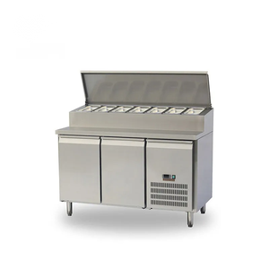 Thương mại duy nhất nhiệt độ thủy tinh Salad truy cập kemer thanh thép không gỉ siêu thị sử dụng máy Làm lạnh điện - Product Image 1