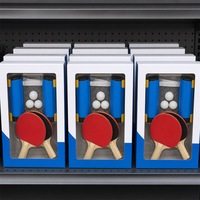 Kit de Démarrage de Tennis de Table OEM ODM Personnalisé en Gros avec Filet à Pince, 2 Raquettes, 3 Balles et Boîte Colorée pour Débutants