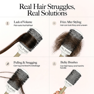 Meilleure grande <span class=keywords><strong>brosse</strong></span> ionique en céramique pour extension de cheveux Cepillo Redondo pour salon de séchage Brosses à cheveux rondes pour femmes - Product Image 5