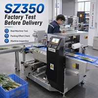 Hochgeschwindigkeits-Automatische Kissenverpackungsmaschine für Lebensmittel, Brot, Kekse, Kuchen, Schokolade, Snacks, Horizontale Flowpack-Verpackung