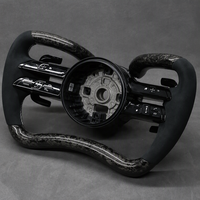 Volant de direction en fibre de carbone et cuir de style F1 pour Mercedes Benz W205 W206 W213 W222 W223 GLC GLE AMG Personnalisation