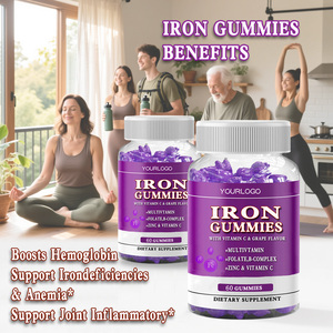 Gomitas de Hierro, Suplemento Dietético Natural para Adultos, Hombres y Mujeres, Hierro y Vitaminas para una Salud Óptima - Product Image 5