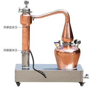 Fabricant Shanghai équipement toujours 20L alcool de distillerie pour whisky brandy équipement de distillation domestique bon marché