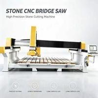 Routeur CNC 5 axes GR pour la découpe de pierre et de marbre avec moteur servo à refroidissement par eau, système de contrôle Syntec/RichAuto/DSP