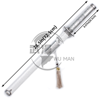Seal Demon Tang Épée Horizontale Blanc En Bois Led Lumière Jouet Épées pour Cosplay