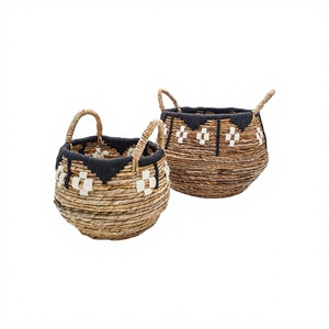 Modern Eco-Friendly Banana Bark Fabric Multifunction <b>Laundry</b> Basket Sustainable Home <b>Storage</b> 5kg Load Capacity Durable Stylish - Product Image 1