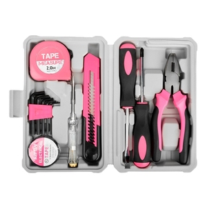 Kit <span class=keywords><strong>de</strong></span> <span class=keywords><strong>Herramientas</strong></span> Mini <span class=keywords><strong>de</strong></span> 29 Piezas, <span class=keywords><strong>Caja</strong></span> <span class=keywords><strong>de</strong></span> <span class=keywords><strong>Herramientas</strong></span> Básica Rosa para la Universidad/Dormitorio, Hogar y Oficina, Kit <span class=keywords><strong>de</strong></span> <span class=keywords><strong>Herramientas</strong></span> para Reparaciones <span class=keywords><strong>Básicas</strong></span> del Hogar en una <span class=keywords><strong>Caja</strong></span> Portátil - Product Image 2