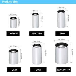 Projecteur de surface monté 7w Projecteurs de vente au détail Spot Luminaires Projecteurs Linéaires Magnétiques <span class=keywords><strong>Rail</strong></span> Tracking Lamp - Product Image 5