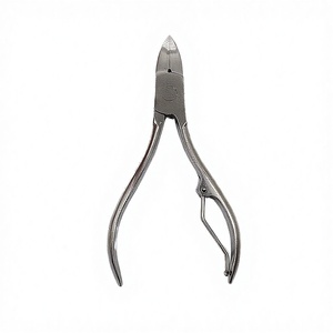 Cortauñas de Acero Inoxidable con Abertura de Mandíbula Ancha, Mango de Plástico, Diseño Portátil, Pinzas Multiusos de Boca Oblicua para Cutículas - Product Image 1