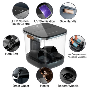 Masajeador eléctrico de calefacción para Spa de pies, Cubo de baño de presión de aire motorizado para circulación sanguínea, Máquina Eléctrica de masaje de pies - Product Image 2