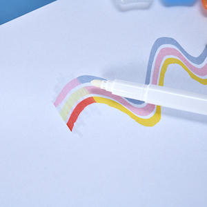 Nouveauté Stylo magique multicolore MARQUEUR MAGIQUE Graffiti Craft PenThree lignes de crayons aquarelle - Product Image 3