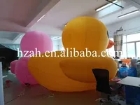 Canard gonflable géant pour la décoration publicitaire extérieure