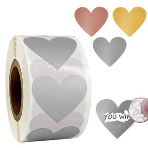 ฉลากสติกเกอร์สีเงินแบบขูด,ป้ายสติกเกอร์สำหรับขูดบัตรตามสั่ง - Product Image 6