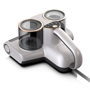 Dual Cup Handheld <b>Vacuum</b> Cleaner With Uvc Mite Removal For Bedding White 300 500W <b>Portable</b> Electric Dust Box - Product Image 5