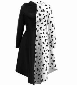 Costume de <span class=keywords><strong>Cruella</strong></span> De Vil pour enfants Ecowalson, déguisement de <span class=keywords><strong>Cruella</strong></span>, robe de démon, tenue pour fille, costume de fête d'Halloween, carnaval, anniversaire - Product Image 2