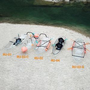 เรือคายัคแบบนั่งเดี่ยว 2 ที่นั่ง น้ำหนักเบา ทนทาน มองทะลุได้ พร้อมฐานใสทำจากโพลีคาร์บอเนต พร้อมไฟ LED - Product Image 5