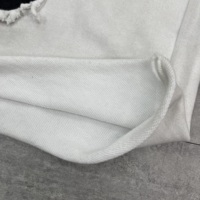 Pantalon de survêtement baggy à double taille personnalisé, coupe lourde, effet délavé, avec patch imprimé et broderie intérieure, effet vieilli