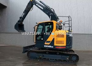 Excavatrice sur chenilles originale utilisée de Hyundai HX145 excavatrice sur chenilles 87Kw à vendre - Product Image 2