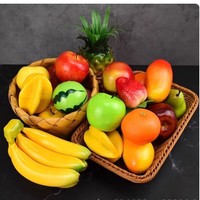 2026 Simulatie Fruit Foam Oranje Bananen Limes Appel Kunstmatige Fruit voor Huis Keuken Feest Fotografie Prop Bruiloft