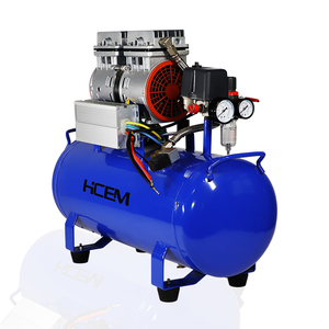 Mini Compresor de Aire Portátil de Pistón sin Aceite de 0.75HP con Tanque de 30L, Flujo de 60LPM, Refrigerado por Aire para Clavadora y Inflado de Neumáticos - Product Image 1
