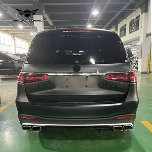 Gl Old To New GL X166 Upgrade To GLS X167 AMG Facelift Car Bumper Bodykit Hood Led Headlight For Mercedes Benz GL X166 Body Kit