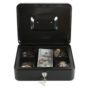 Multi-Size High Quality Money Safe <b>Box</b> with Security <b>Lock</b> Durable Double Storage <b>Box</b> - Product Image 2