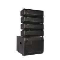 Système de sonorisation actif Accuracy Pro Audio CLA210A avec deux enceintes Line Array de 10 pouces et un caisson de basses de 18 pouces