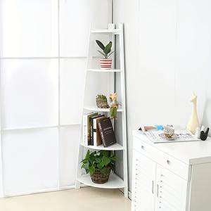 Étagère <span class=keywords><strong>d</strong></span>'<span class=keywords><strong>angle</strong></span> extra-large en bambou, robuste, gain de place, rangement polyvalent pour la maison, le bureau, la <span class=keywords><strong>cuisine</strong></span>, le balcon - Product Image 3