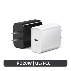 Pd 20w यूएसबी टाइप-सी फास्ट चार्जिंग एडाप्टर उल यू यू यू यू यू यू के प्लग वॉल चार्जर केबल - Product Image 2