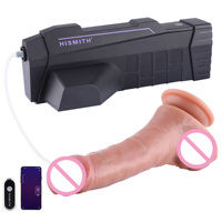 Hismith Lube Launcher 2.0 Pro 200 mL Grande Capacité avec Godemichet en Silicone de 8,1 pouces à Jet de Lubrifiant et Longueur Insérable de 6,1 pouces Jouet Sexuel Vente en Gros