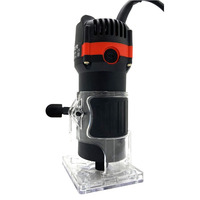 Défonceuse électrique à corps en plastique 800W 110V/220V à vitesse fixe pour le travail du bois et le refinition des bords