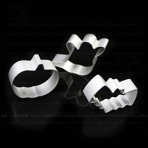 Halloween Cookie Cutters Pumpkin Ghost Bat Aluminum Alloy Baking Molds For Cookies And Pineapple Cakes - Product Image 4