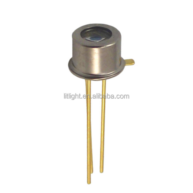 TO46 Metal Can Photodiode Sensor with Broadband Wavelength 200nm-1100nm and 1.1mm 2.3mm 2.4mm Photosensitive Area TO46 Detector