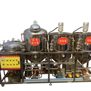 Small Capacity Scale Crude Oil Refinery/ Mini Refinery Equipment Machine/cooking Vegetable Oil Refining