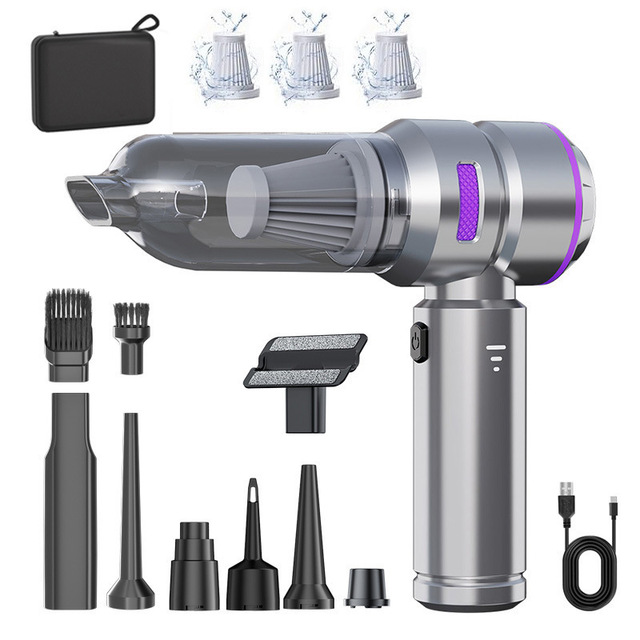 Vacuum Cleaner Handheld Brushless High Power Dust Removal Inflator Integrated Large Suction Dual-use Mini Bagless Dust Blower
