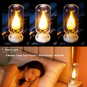 Luces Nocturnas USB, Lámpara Portátil, Mini LED de Vidrio, Iluminación Ambiental para Interiores de Auto, Dormitorio, Decoración Artística - Product Image 4